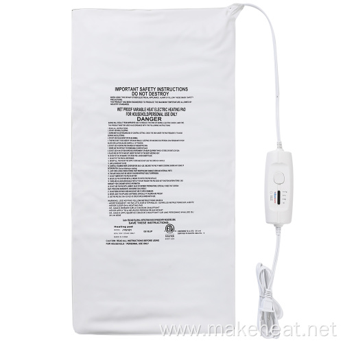 ETL Approved King Size Heating Pad With Auto Off Feature